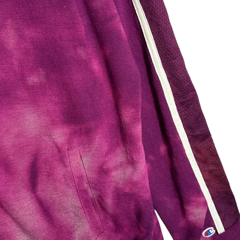 Sudadera con cremallera mujer Champion tie-dye morada XL - Imagen 2