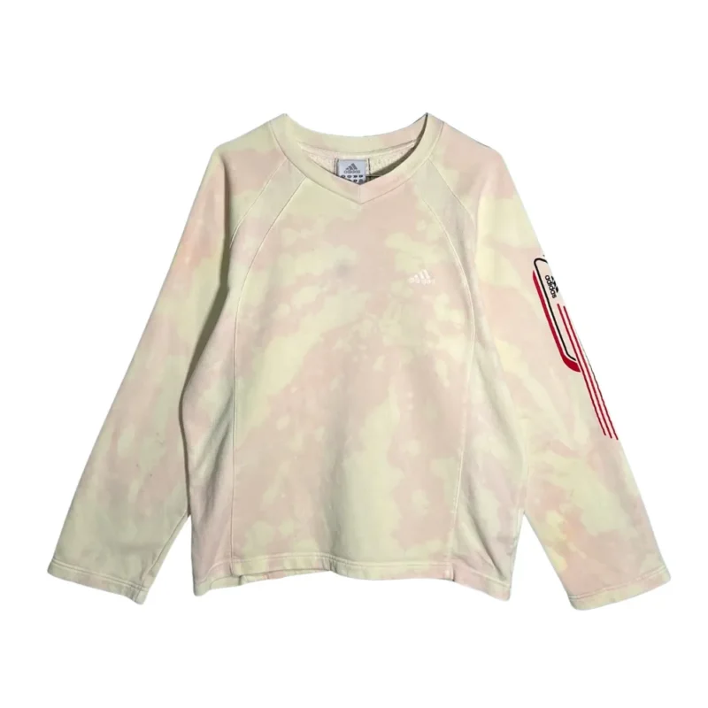 Sudadera mujer Adidas vintage 00s tie dye beige S