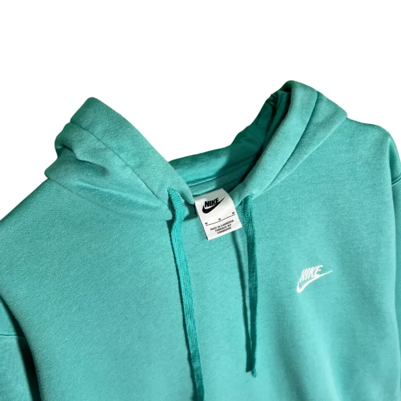 Sudadera básica Nike verde M - Imagen 5