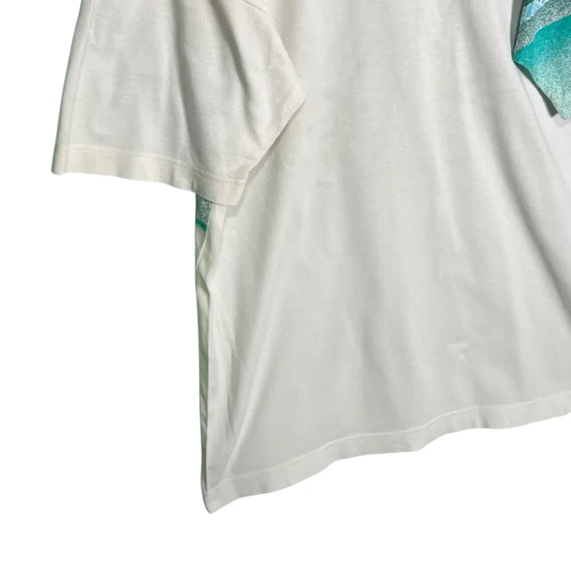 Polo étnico Sergio Tacchini vintage 90s blanco L - Imagen 5 - Lacaie Vintage
