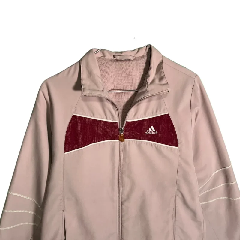 Chaqueta deportiva mujer Adidas vintage 00s rosa M - Imagen 2