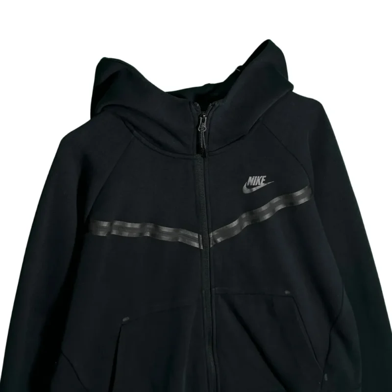 Sudadera con cremallera mujer Nike negra M - Imagen 2