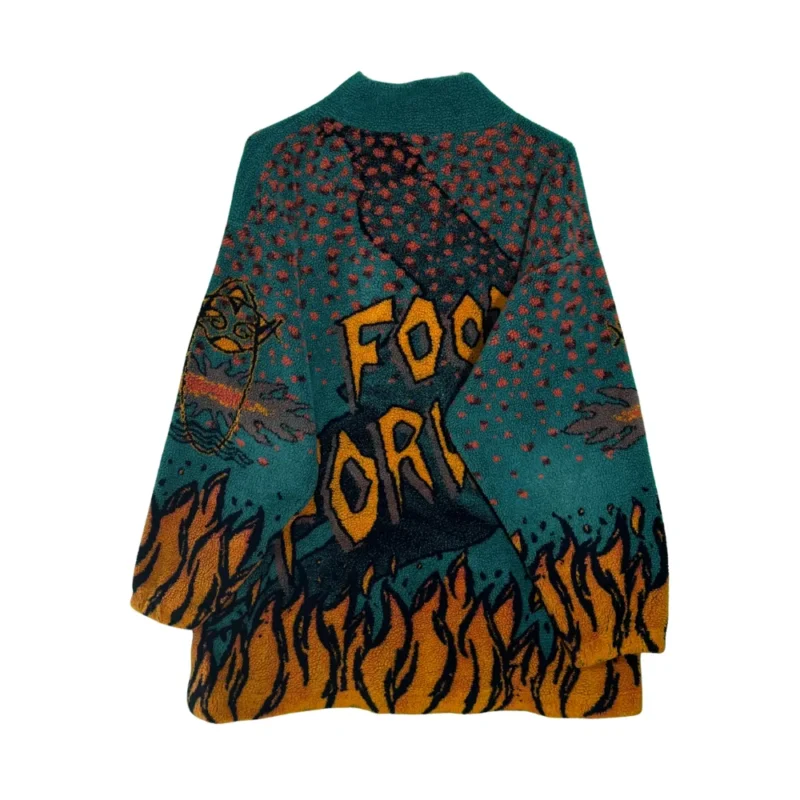 Chaqueta de botones polar vintage 90s L - Imagen 4