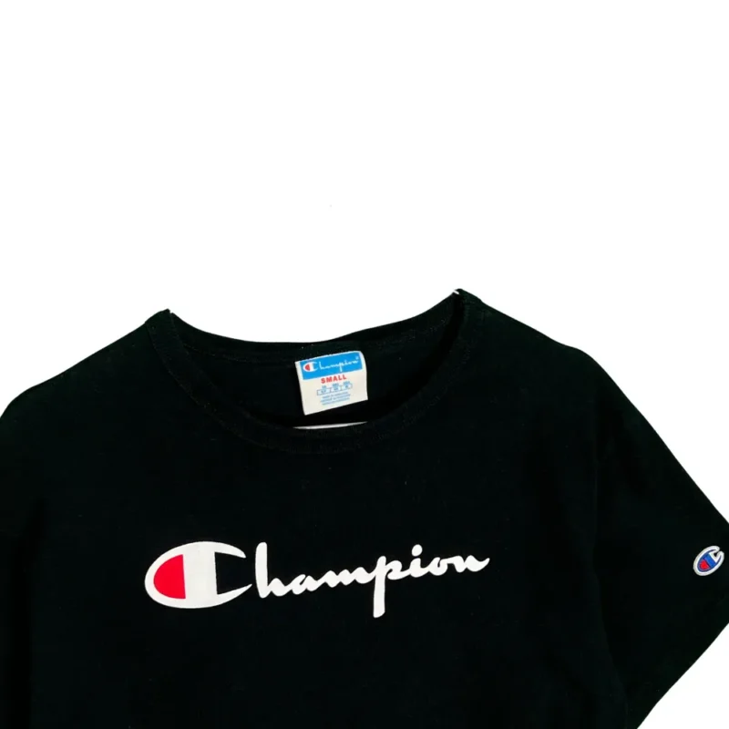 Camiseta crop Champion negra S - Imagen 2