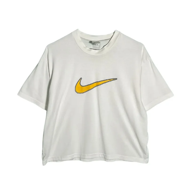 Camiseta mujer crop Nike vintage 90s blanca S