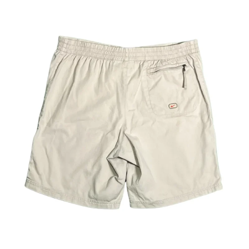 Pantalón corto de algosón Nike vintage 00s beige L - Imagen 10