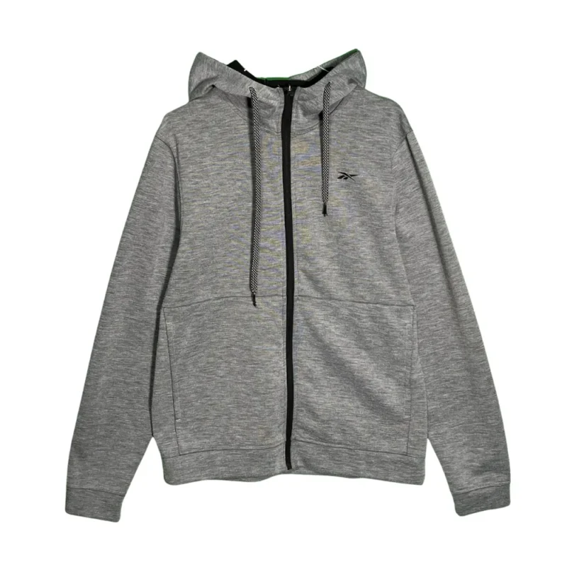 Sudadera con cremallera Reebok gris M