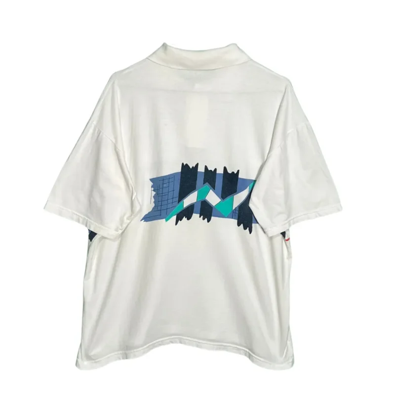 Polo blanco Adidas vintage 90s blanco L - Imagen 3