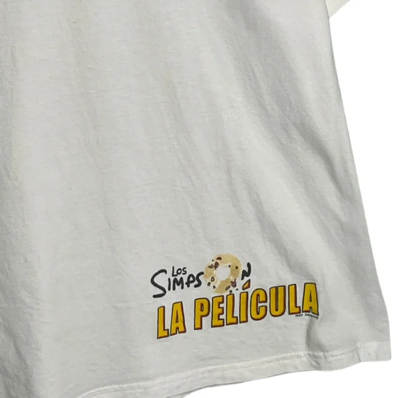 Camiseta Jerzees promocional Simpsons blanca 2006 M - Imagen 2