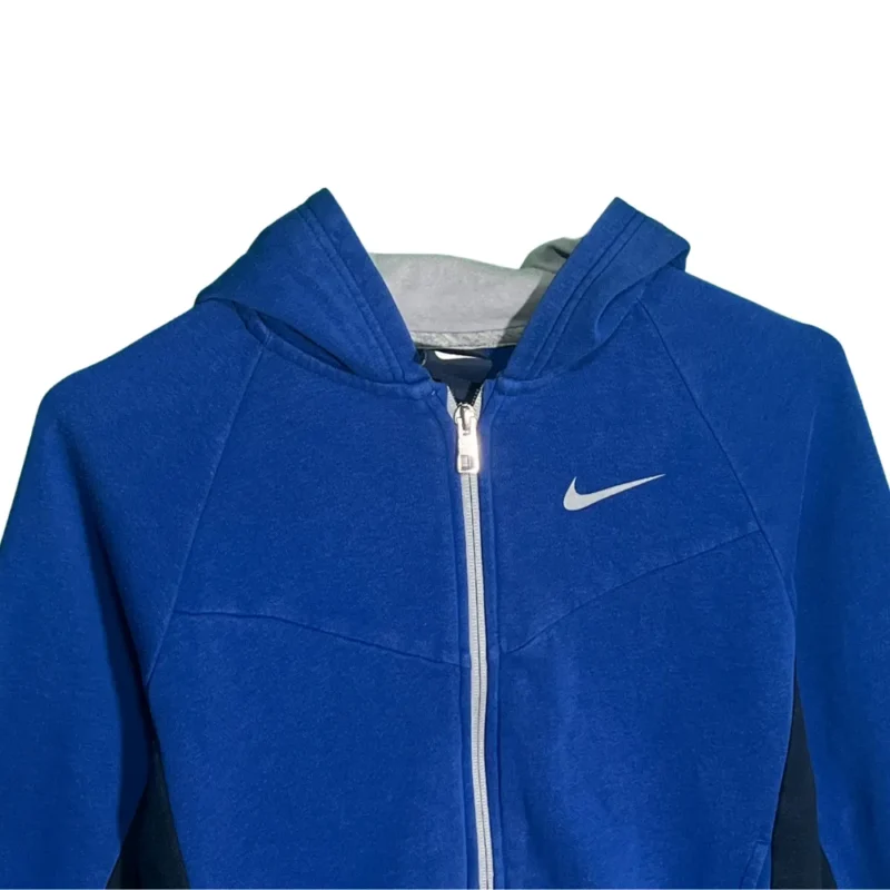 Sudadera con cremallera Nike azul/negro XS - Imagen 2