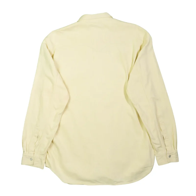 Camisa vaquera Levis vintage 00s beige XL - Imagen 3 - Lacaie Vintage