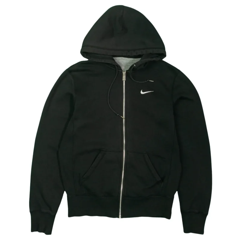 Sudadera con cremallera Nike negra S - Lacaie Vintage