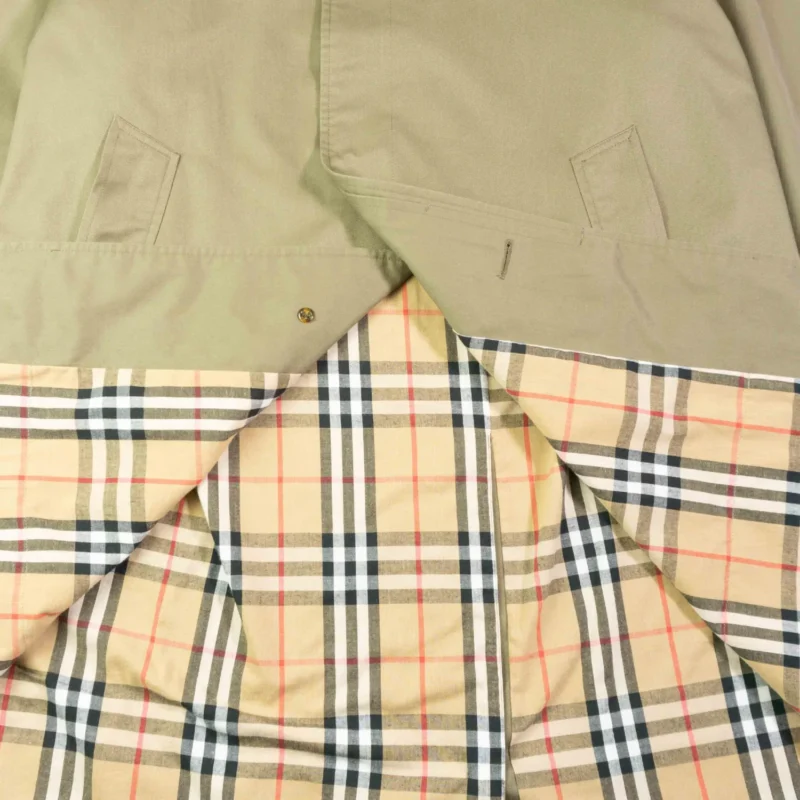 Gabardina Burberrys vintage 90s marrón L - Imagen 4 - Lacaie Vintage