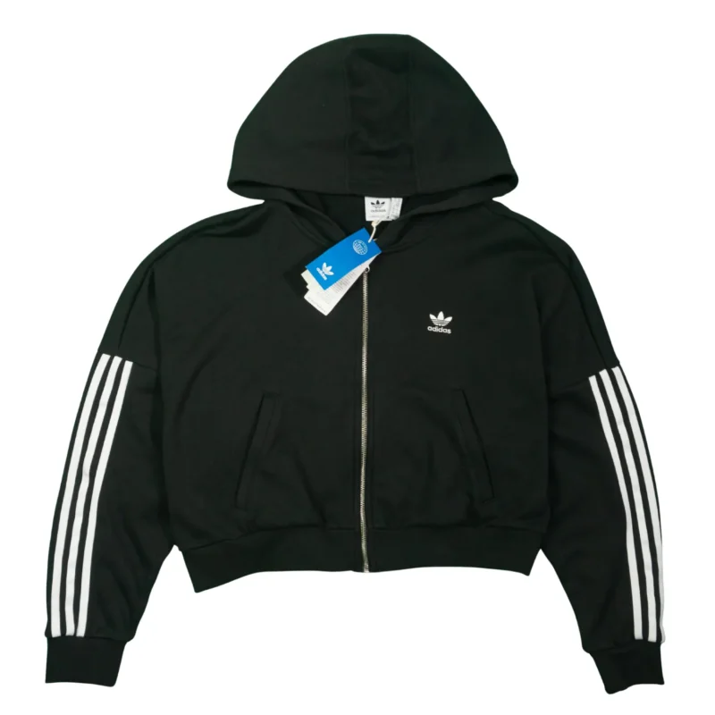 Sudadera crop mujer Adidas negra M - Lacaie Vintage