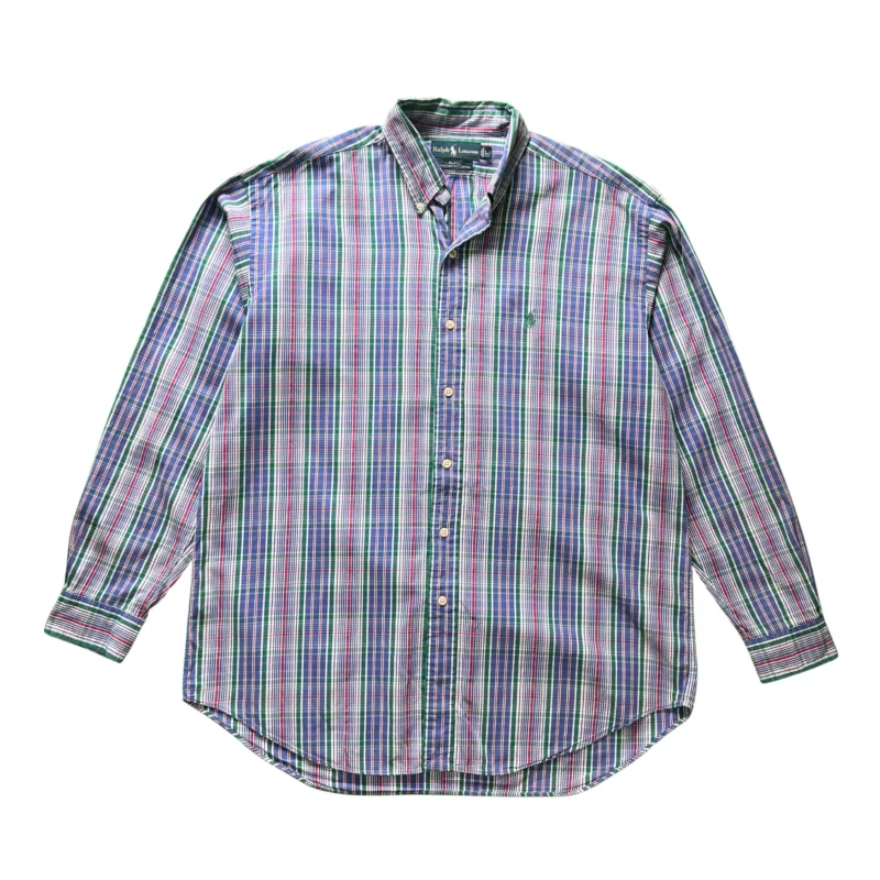 Camisa de cuadros Ralph Lauren vintage 00s XL - Lacaie Vintage