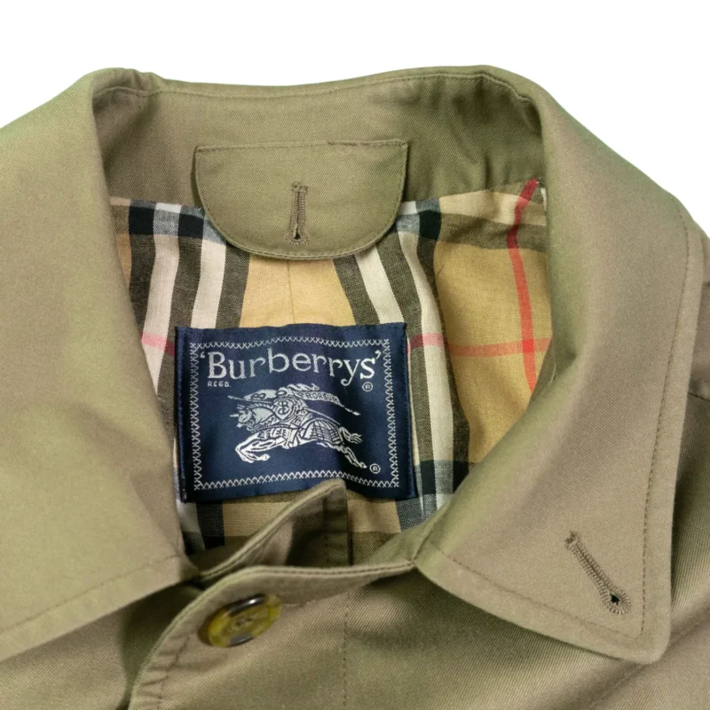 Gabardina Burberrys vintage 90s marrón L - Imagen 5 - Lacaie Vintage