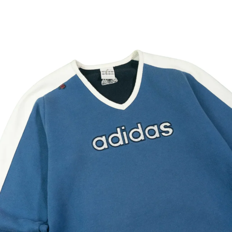 Sudadera mujer Adidas vintage 00s azul S - Imagen 2 - Lacaie Vintage