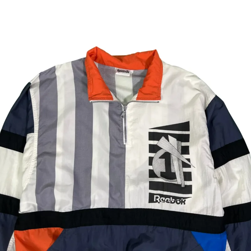 Jersey 1/4 zip Reebok vintage 90s L - Imagen 2 - Lacaie Vintage