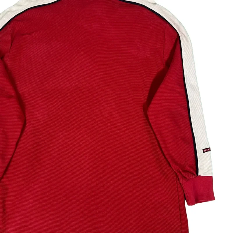 Jersey con botones Nike vintage 90s rojo/blanco XL - Imagen 7 - Lacaie Vintage