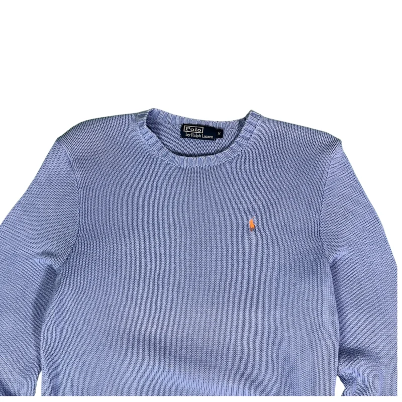 Jersey Ralph Lauren vintage 00s azul claro M - Imagen 3 - Lacaie Vintage