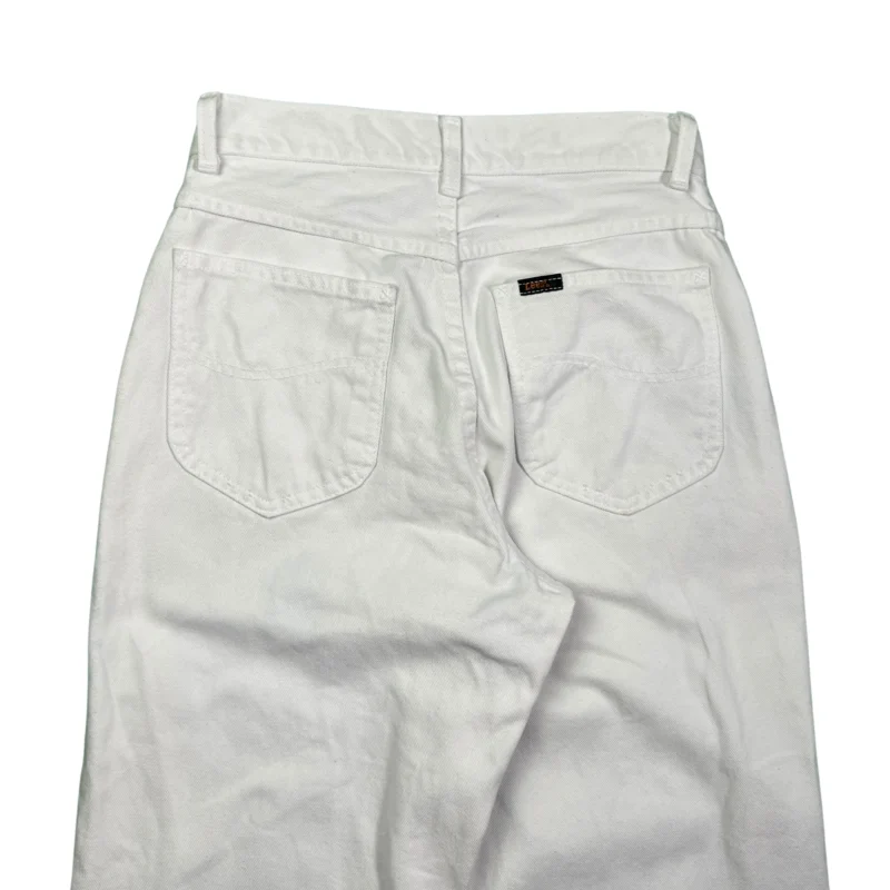 Vaquero Lee vintage 90s blanco W31 - Imagen 2 - Lacaie Vintage