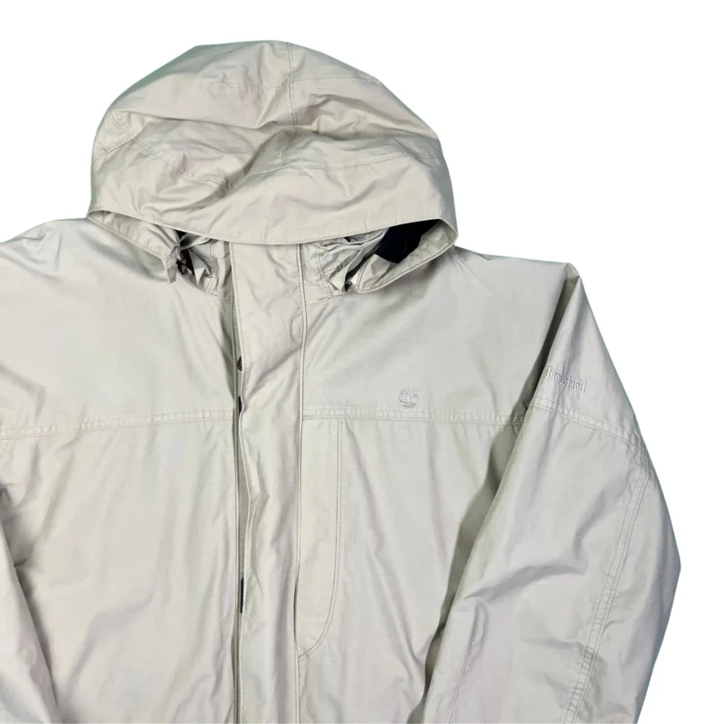 Chaqueta cortavientos Timberland vintage 00s marrón claro L - Imagen 3 - Lacaie Vintage