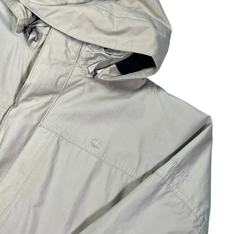 Chaqueta cortavientos Timberland vintage 00s marrón claro L - Imagen 4 - Lacaie Vintage