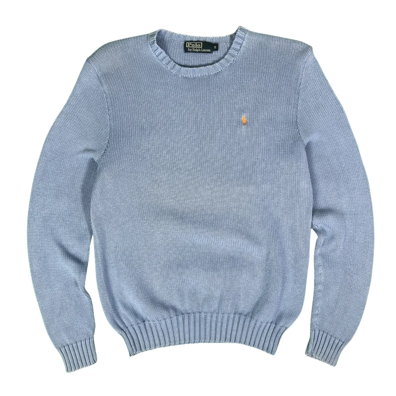 Jersey Ralph Lauren vintage 00s azul claro M - Lacaie Vintage