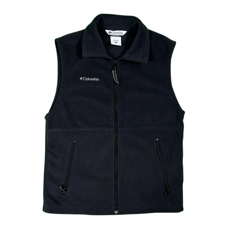 Chaleco polar Columbia negro XS - Lacaie Vintage