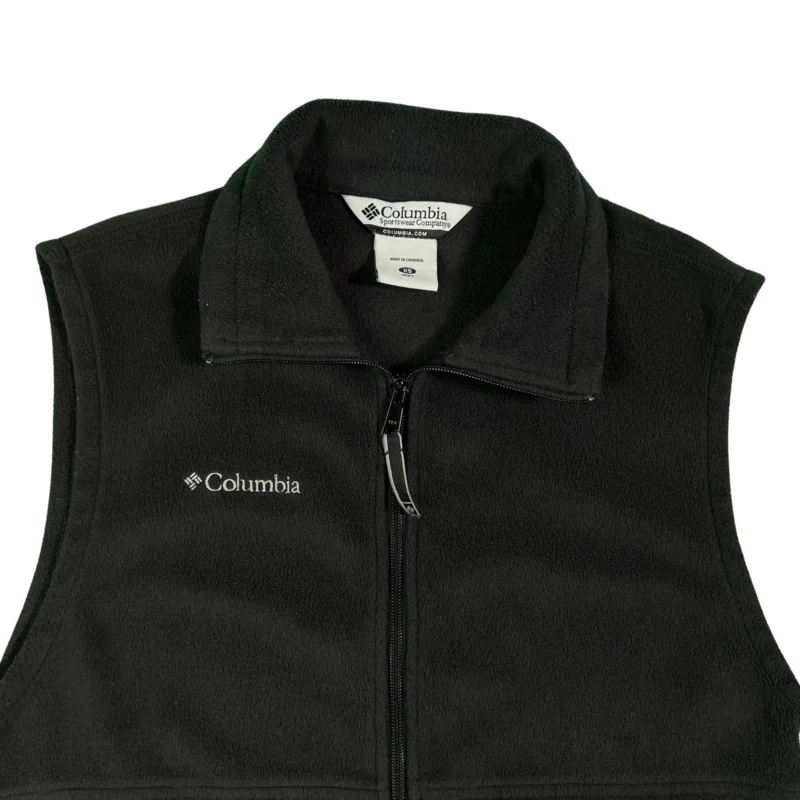 Chaleco polar Columbia vintage 00s negro XS - Imagen 2 - Lacaie Vintage