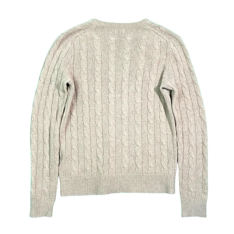 Jersey mujer lana merino/cashmere Ralph Lauren beige XS - Imagen 3 - Lacaie Vintage