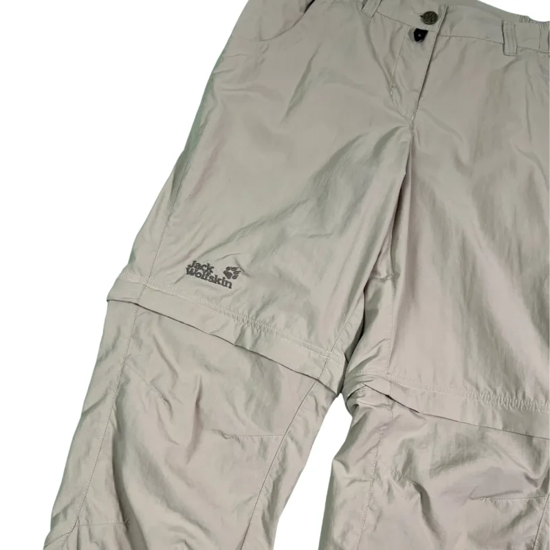 Pantalón mujer Jack Wolfskin beige XS - Imagen 3 - Lacaie Vintage