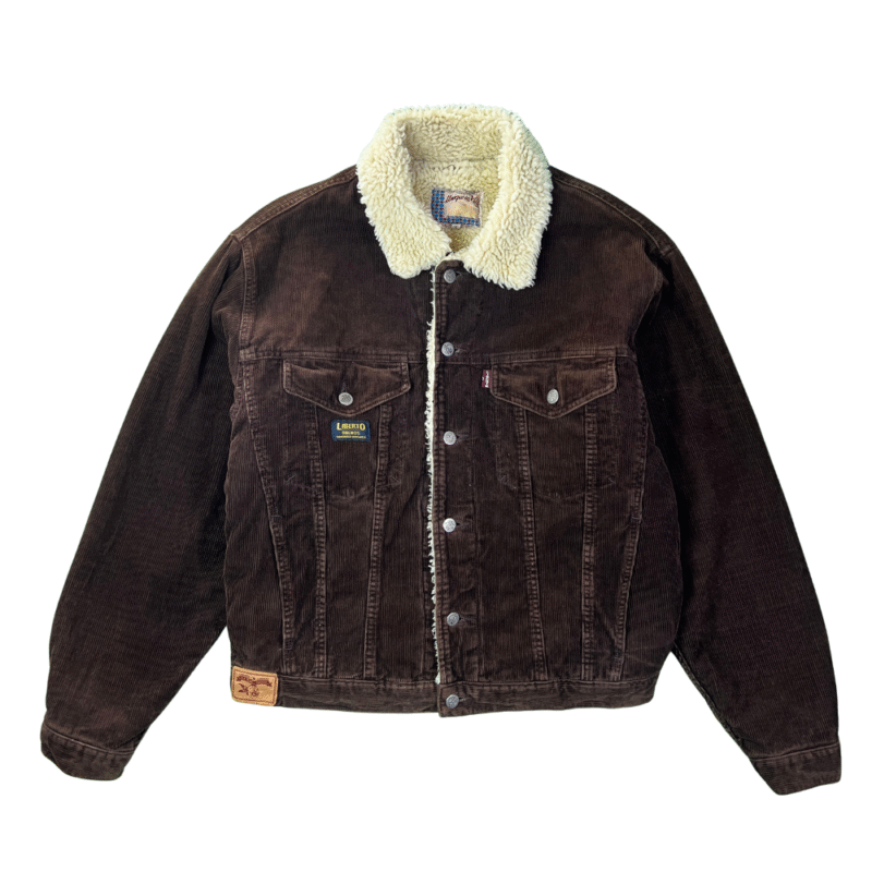 Chaqueta de pana Liberto vintage 90s marrón L - Lacaie Vintage
