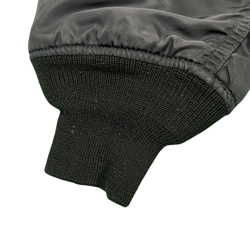 Chaqueta bomber Alpha Industries vintage negra L - Imagen 5 - Lacaie Vintage