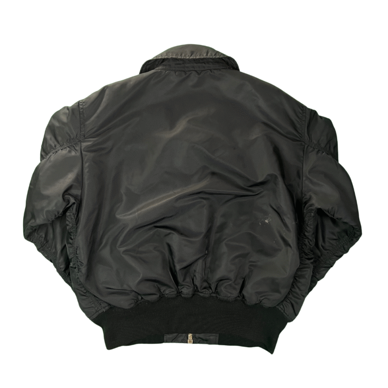 Chaqueta bomber Alpha Industries vintage negra L - Imagen 7 - Lacaie Vintage
