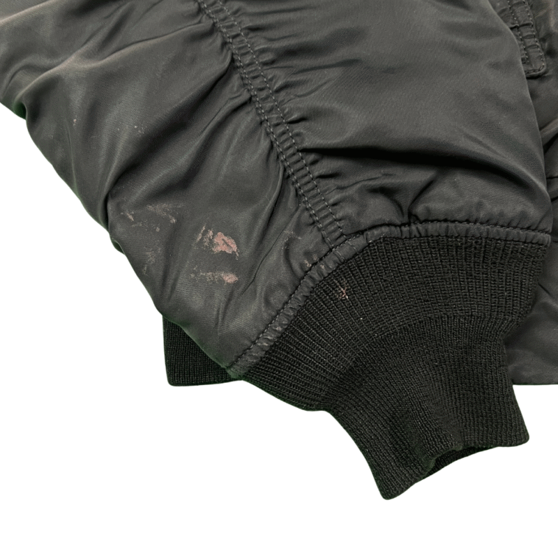 Chaqueta bomber Alpha Industries vintage negra L - Imagen 6 - Lacaie Vintage