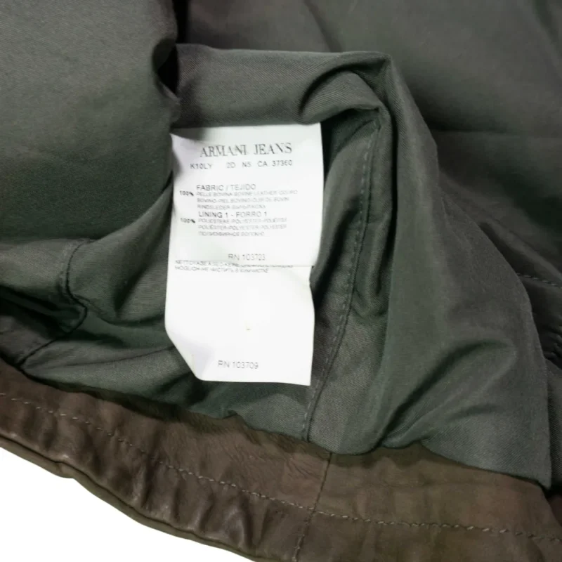 Chaqueta Larga Armani vintage 90s marrón 44 - Imagen 3 - Lacaie Vintage
