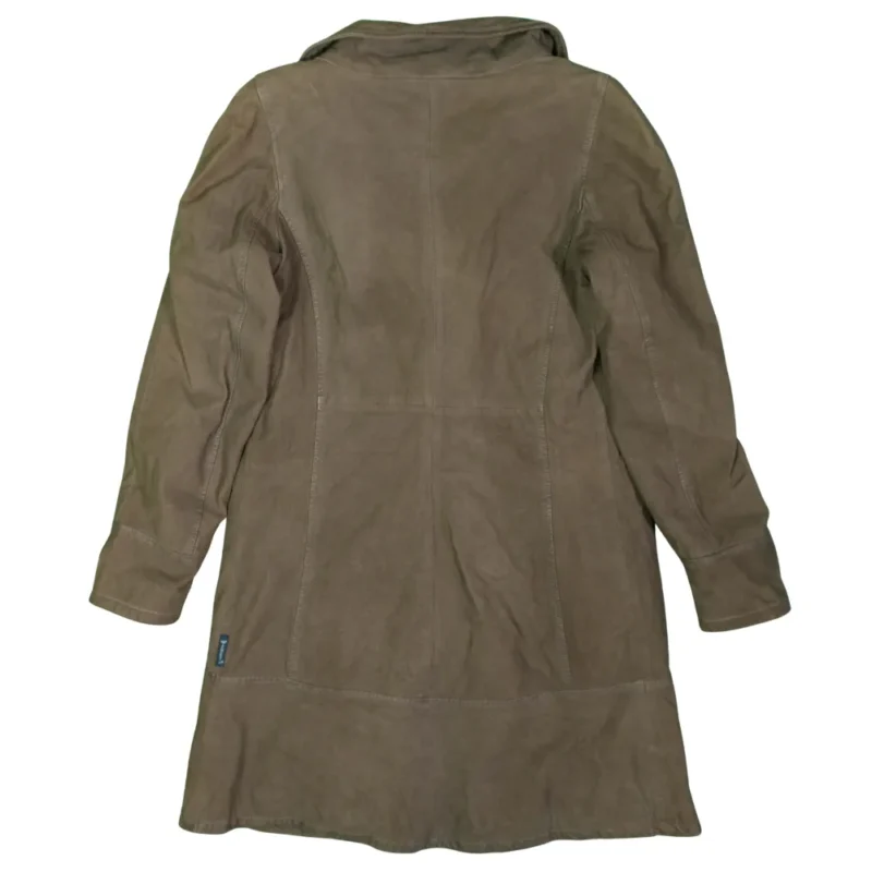 Chaqueta Larga Armani vintage 90s marrón 44 - Imagen 5 - Lacaie Vintage