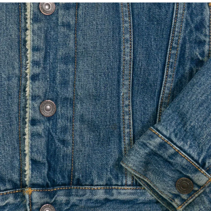 Vaqueta vaquera borrego mujer Levis S - Imagen 2 - Lacaie Vintage