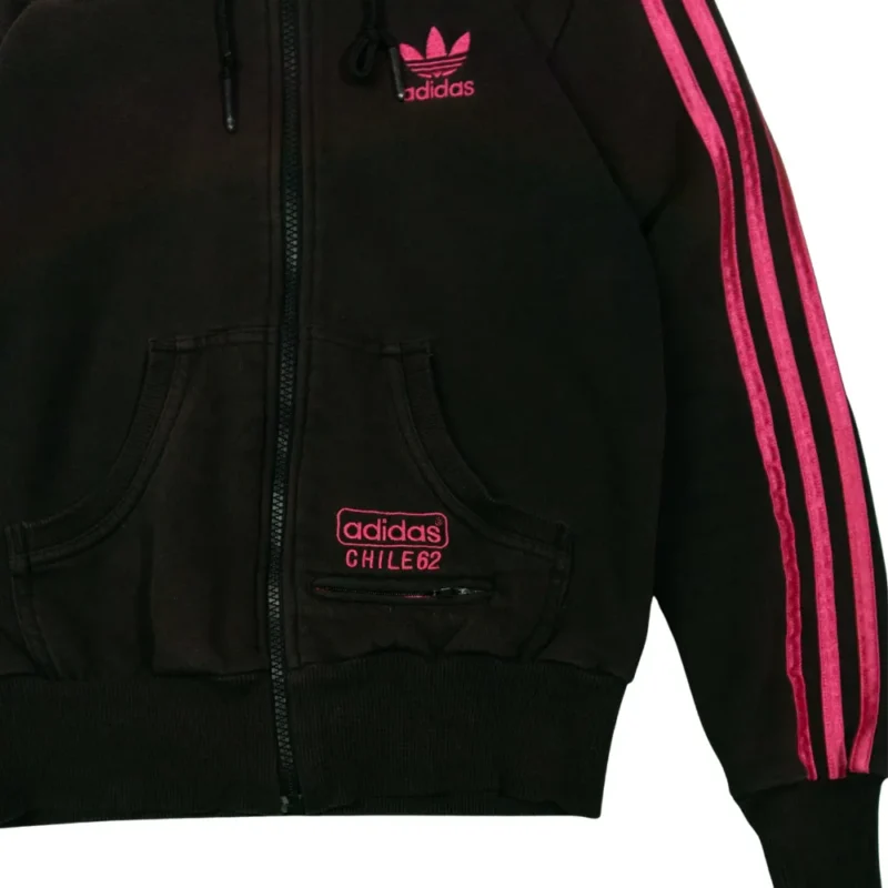 Sudadera mujer Adidas rosa/negro 36 - Imagen 3 - Lacaie Vintage