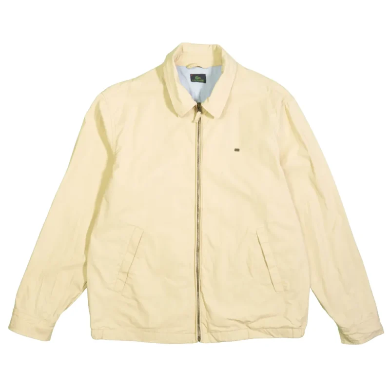 Chaqueta harrington Lacoste vintage 00s beige M - Lacaie Vintage