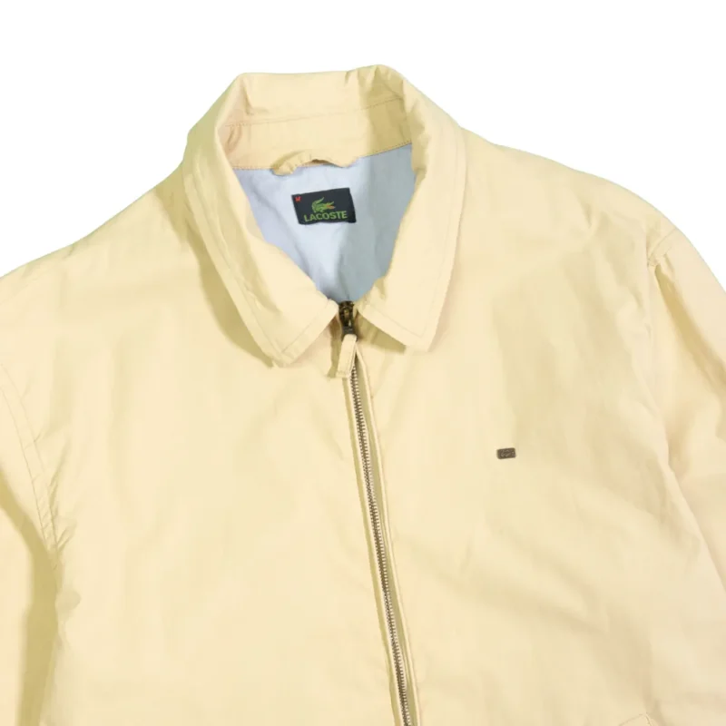 Chaqueta harrington Lacoste vintage 00s beige M - Imagen 2 - Lacaie Vintage