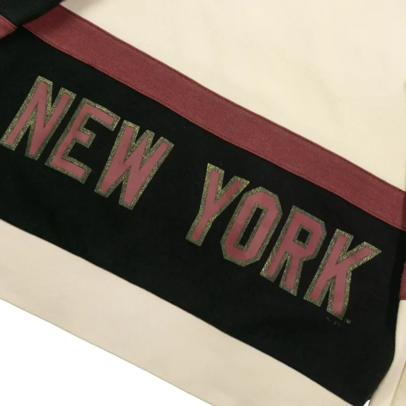 Sudadera New York Majestic beige/negro XS - Imagen 4 - Lacaie Vintage