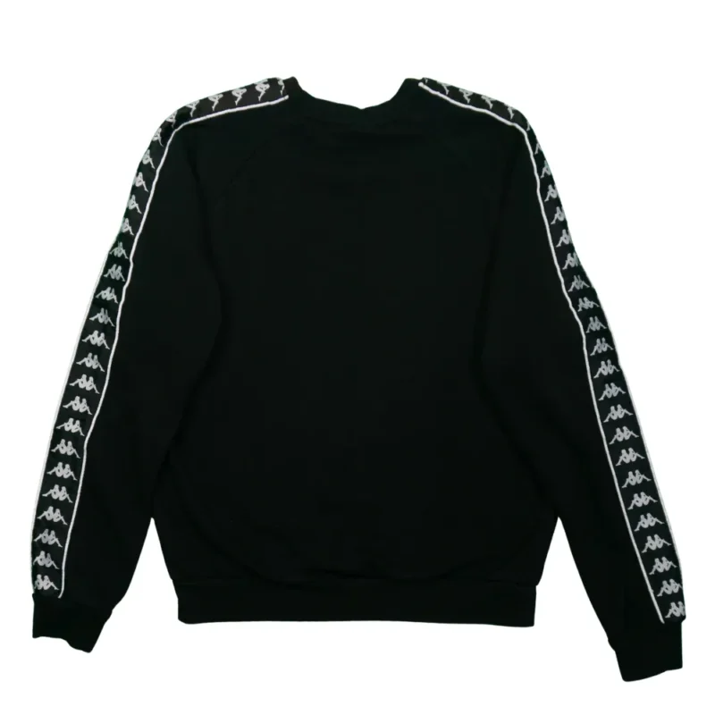 Sudadera Kappa negra M - Imagen 4 - Lacaie Vintage