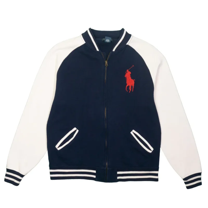 Chaqueta Ralph Lauren azul marino/blanco S - Lacaie Vintage