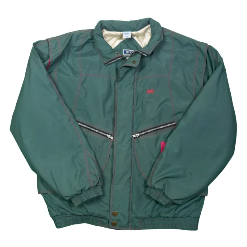 Abrigo Nike vintage 90s verde XL - Lacaie Vintage
