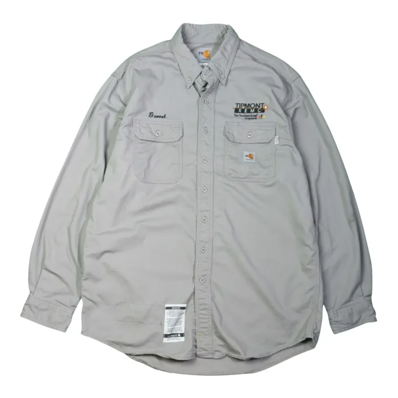 Camisa Carhartt Fr gris L - Lacaie Vintage