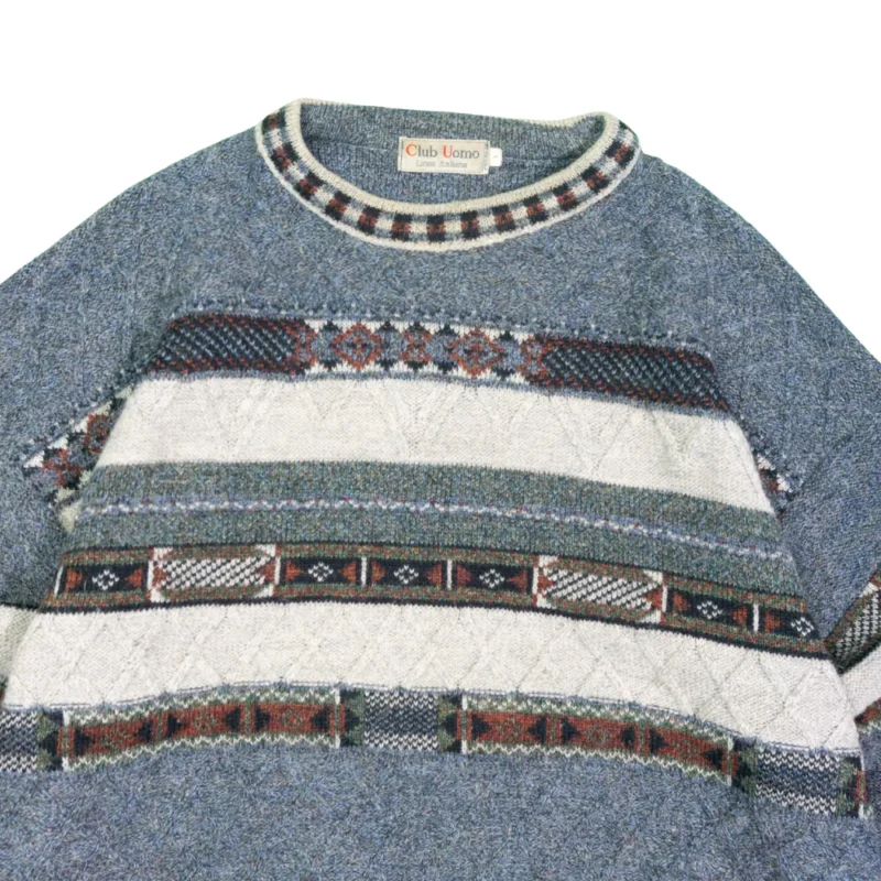 Jersey vintage 90s étnico M - Imagen 2 - Lacaie Vintage