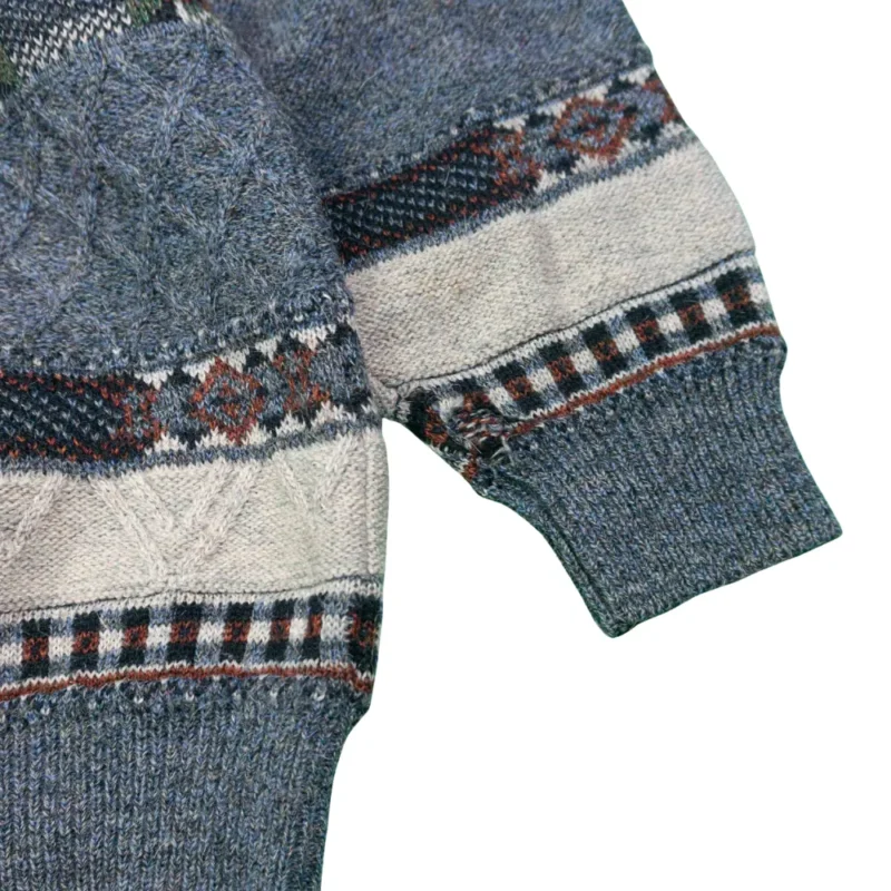 Jersey vintage 90s étnico M - Imagen 3 - Lacaie Vintage