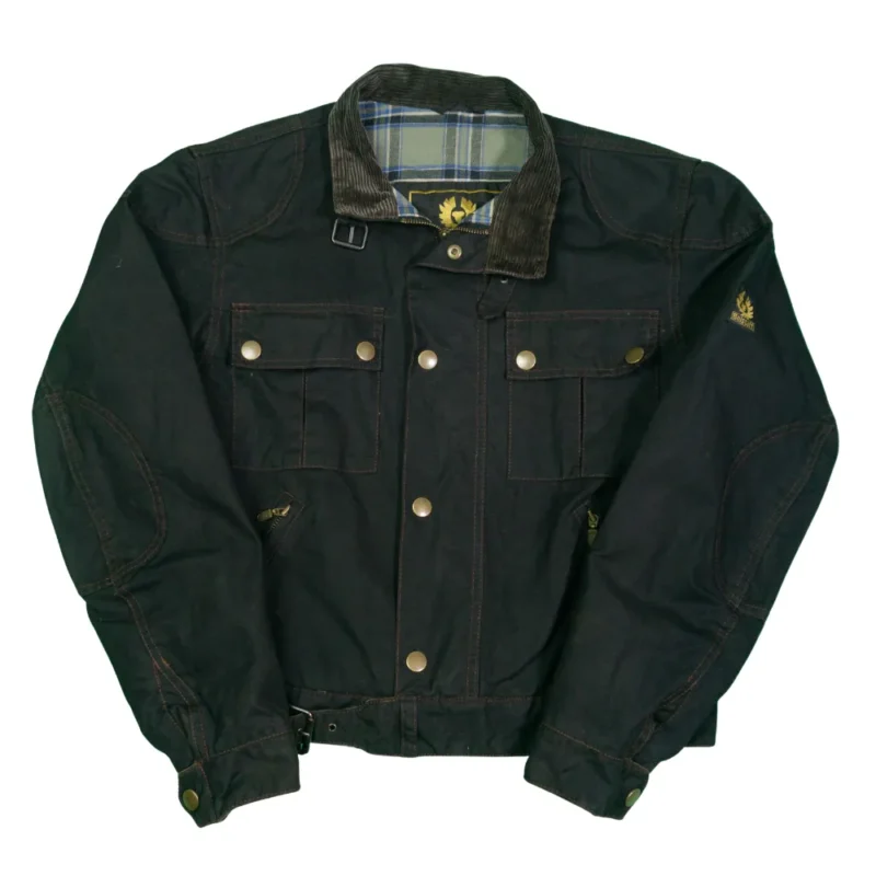 Chaqueta mujer Belstaff negra L - Lacaie Vintage